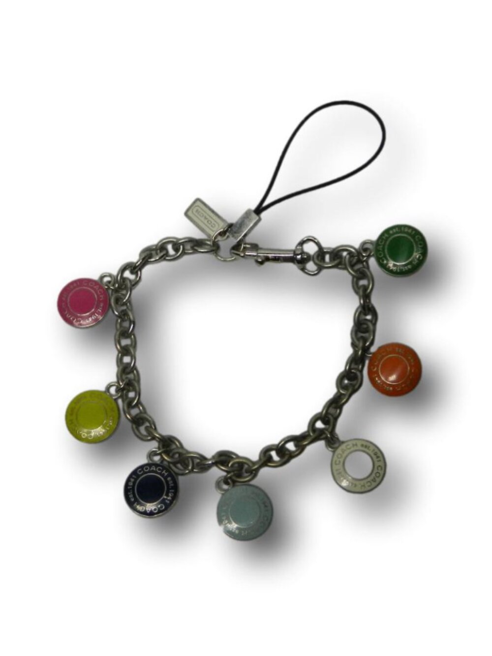 Coach Vintage Cell Phone/Purse Charm/Bracelet EUC!